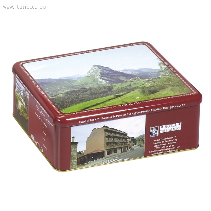rectangular chocolate antique tin box rectangular chocolate antique tin box