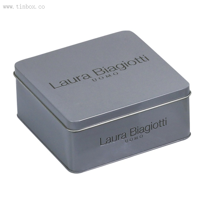 printed chocolate square tin box printed chocolate square tin box