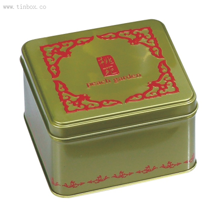 square chocolate tin box square chocolate tin box