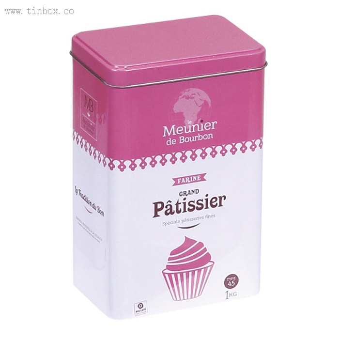 coffee rectangular hinged tin box coffee rectangular hinged tin box