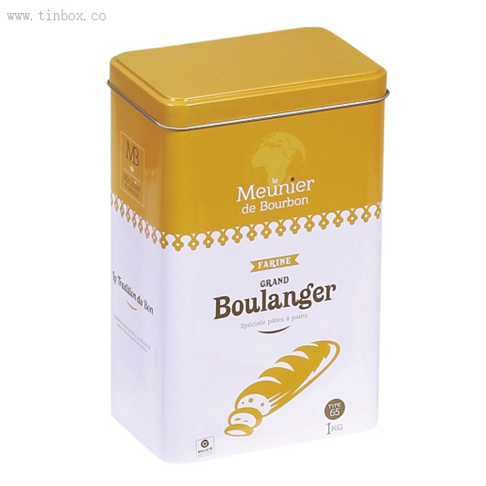 rectangular hinged coffee tin box rectangular hinged coffee tin box