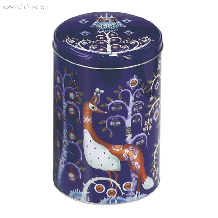 empty round coffee tin box empty round coffee tin box