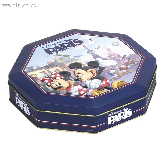Octagon coffee tin box Octagon coffee tin box