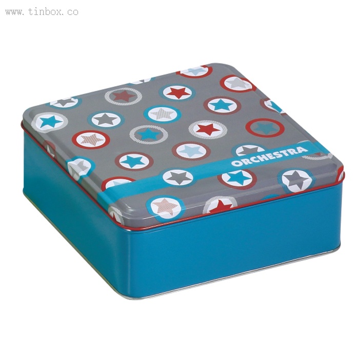 coffee square gift tin box coffee square gift tin box