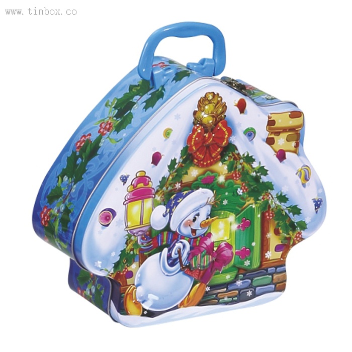 house shaped coffee tin box with handle house shaped coffee tin box with handle