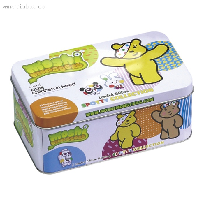 Personalized rectangular coffee tin box Personalized rectangular coffee tin box