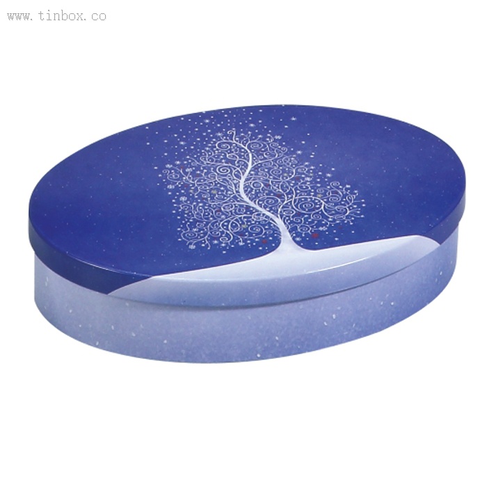 premium coffee ellipse tin box premium coffee ellipse tin box