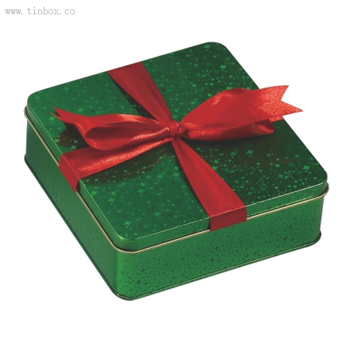 square coffee gift tin box square coffee gift tin box