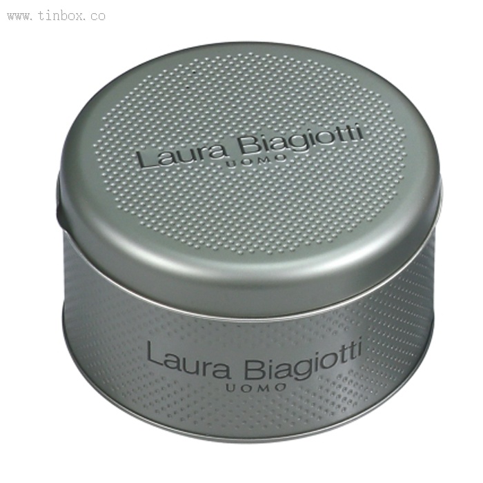 embossed round coffee tin box embossed round coffee tin box