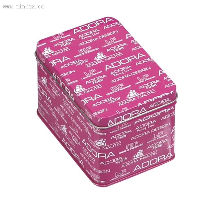Recycling empty rectangular coffee tin box Recycling empty rectangular coffee tin box