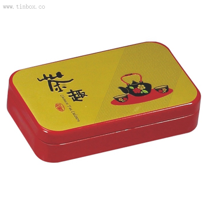 rectangular tin tea box rectangular tin tea box