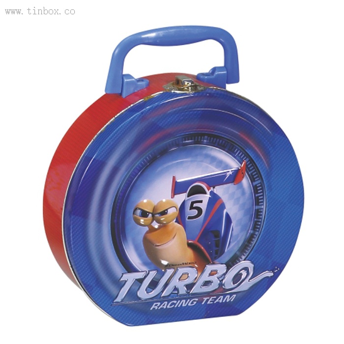 hinged round coffee tin box with handle hinged round coffee tin box with handle