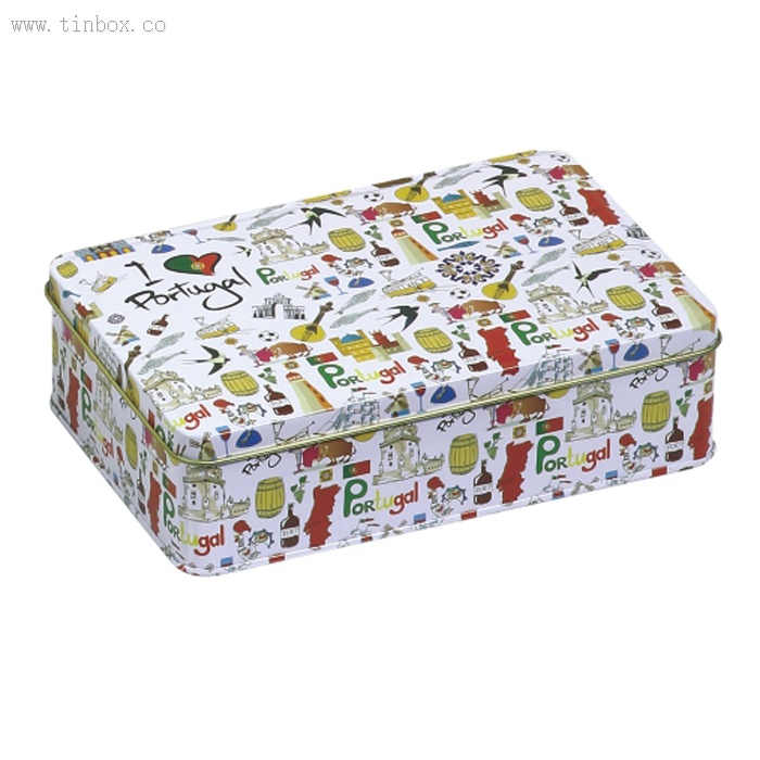rectangular tea tin box with slip lid rectangular tea tin box with slip lid