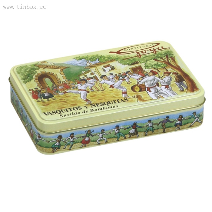 rectangular tea tin box with stepped lid rectangular tea tin box with stepped lid