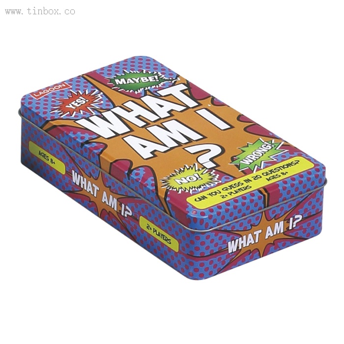 funny printed rectangular tea tin box funny printed rectangular tea tin box