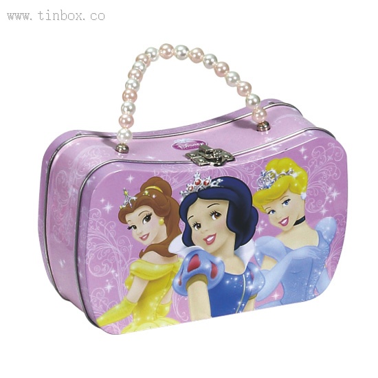 disney pearl handle lunch tin box disney pearl handle lunch tin box