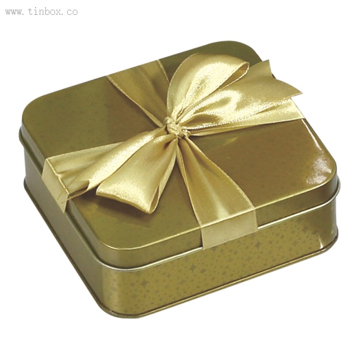 square tea gift tin square tea gift tin