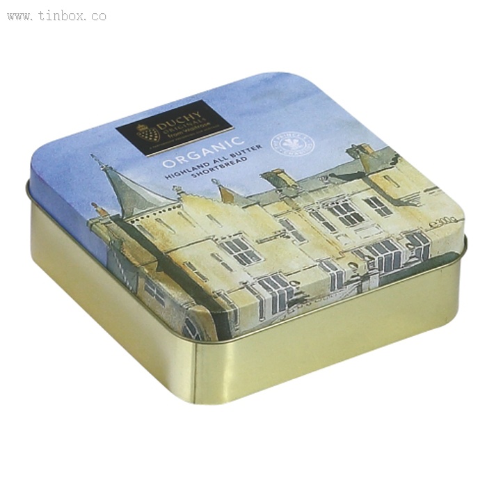 antique square tea tin box antique square tea tin box