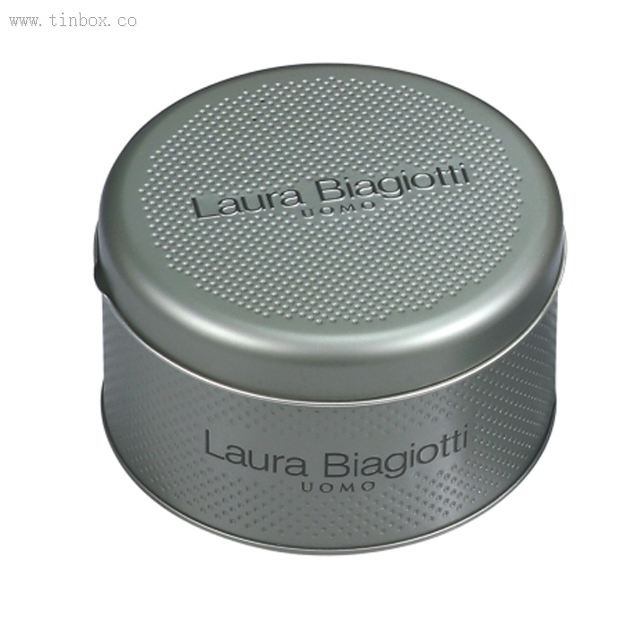 embossed round tea tin box embossed round tea tin box