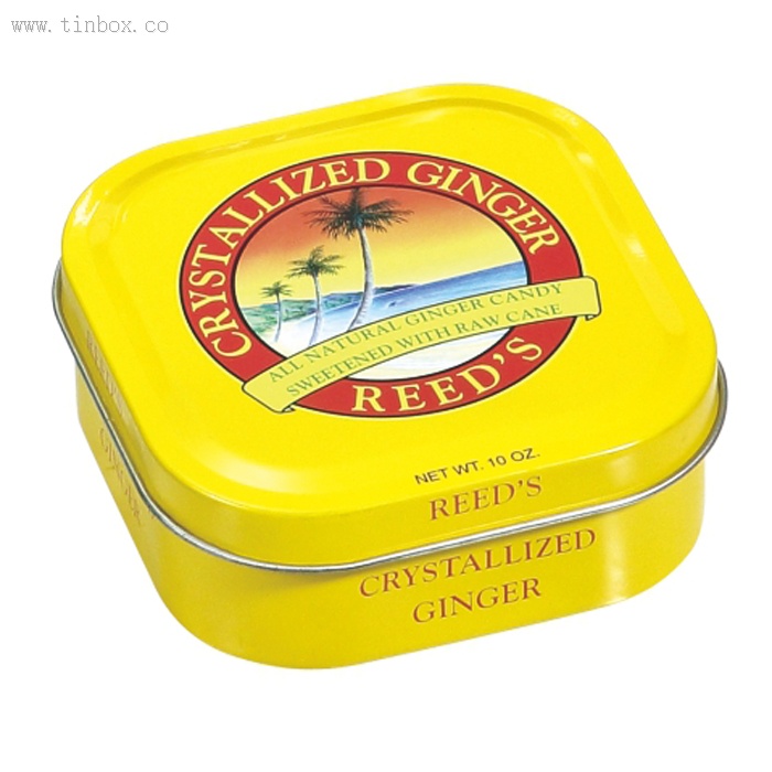 seamless square tea tin box seamless square tea tin box