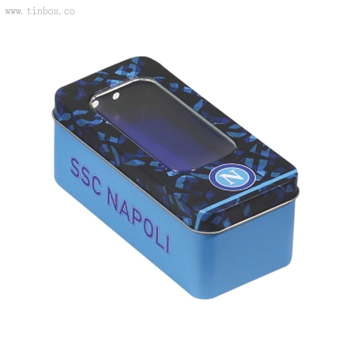 rectangular tea tin box with window rectangular tea tin box with window