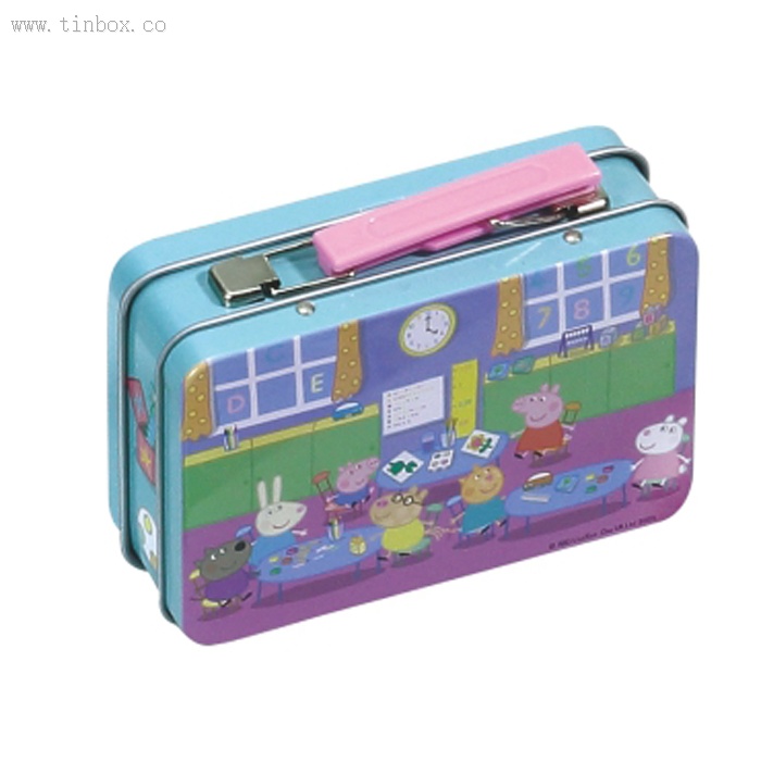 double lid rectangular tea tin box with hande double lid rectangular tea tin box with hande