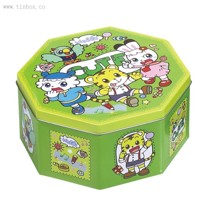 octahedron Wine tin box octahedron Wine tin box