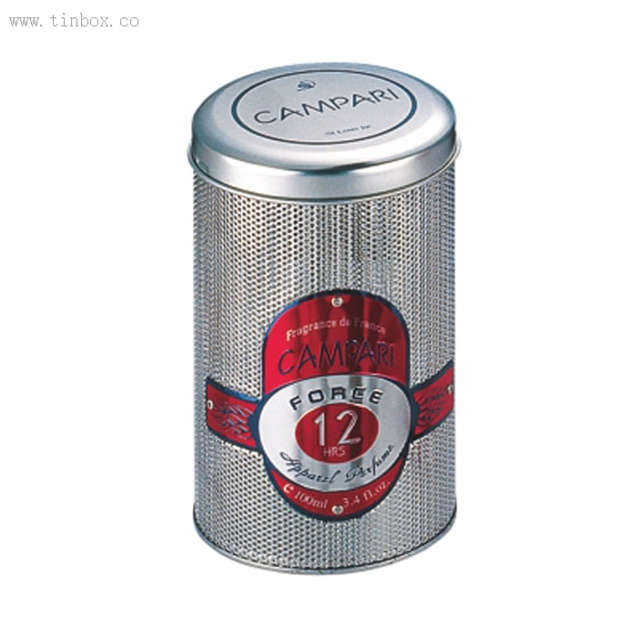 mesh round wine tin box mesh round wine tin box