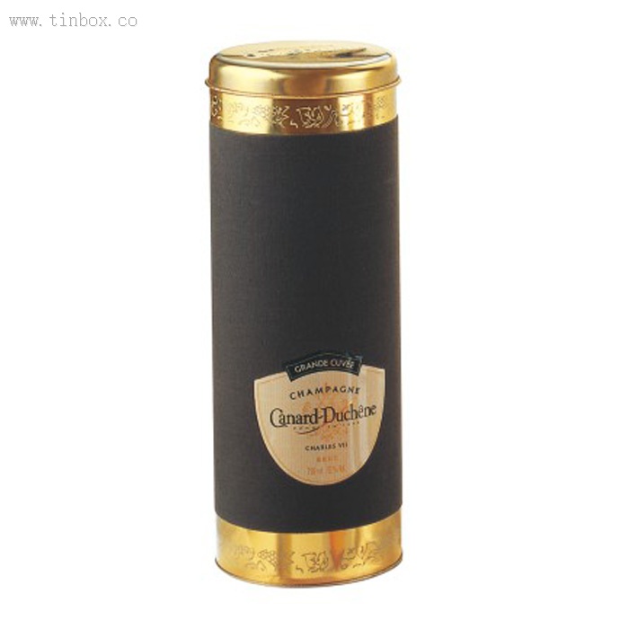 Printed Round Wine Tin Boxes Printed Round Wine Tin Boxes