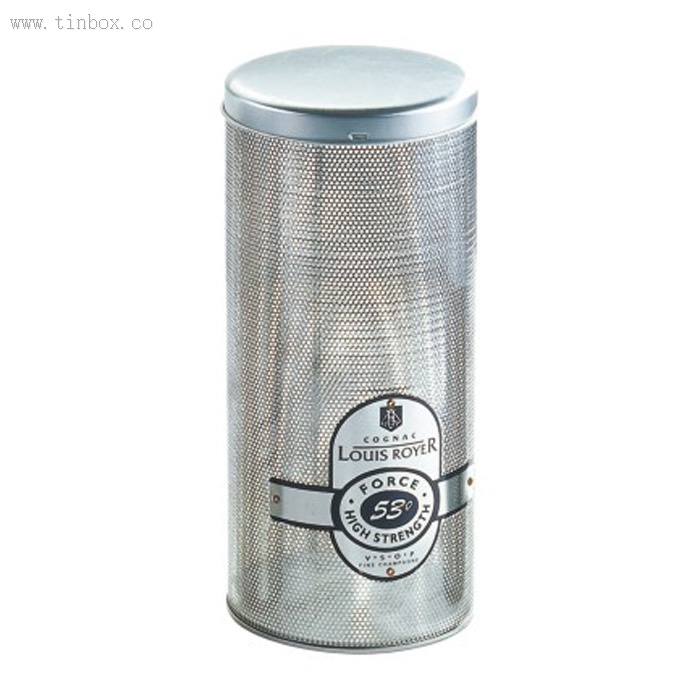 round mesh wine bottle tin box round mesh wine bottle tin box
