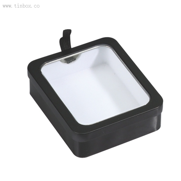 window wallet tin box window wallet tin box
