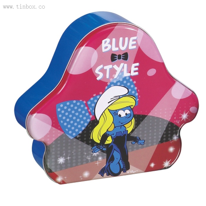The smurfs tin box for biscuit packaging The smurfs tin box for biscuit packaging