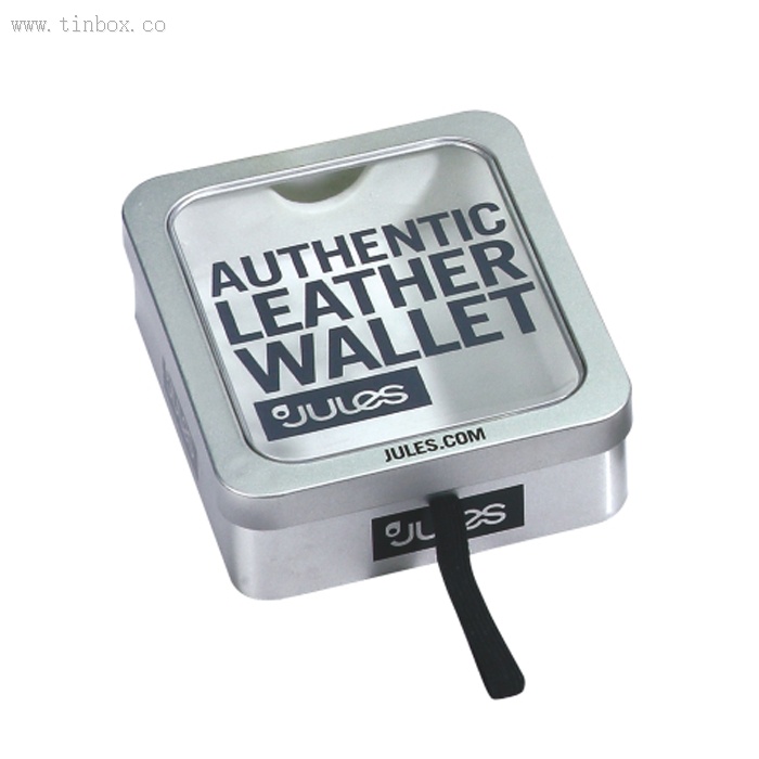 Jules wallet tin box Jules wallet tin box