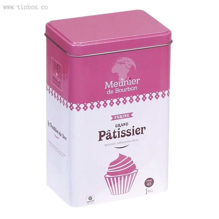 rectangular biscuit hinged tin box rectangular biscuit hinged tin box