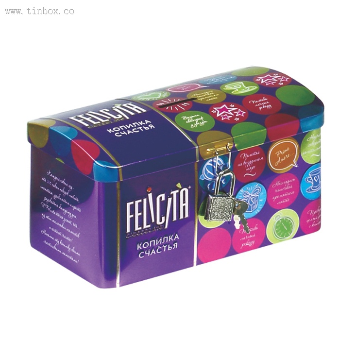 Treasure Chest Tin Box for biscuit packaging Treasure Chest Tin Box for biscuit packaging