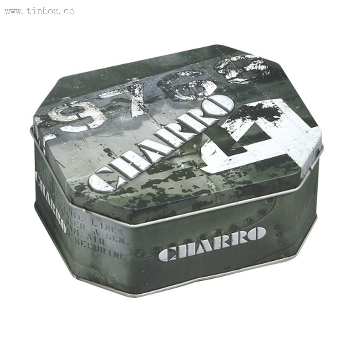 cut corner Biscuit Tin Box cut corner Biscuit Tin Box