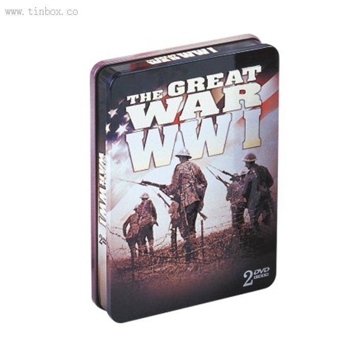 rectangular double cover DVD tins rectangular double cover DVD tins