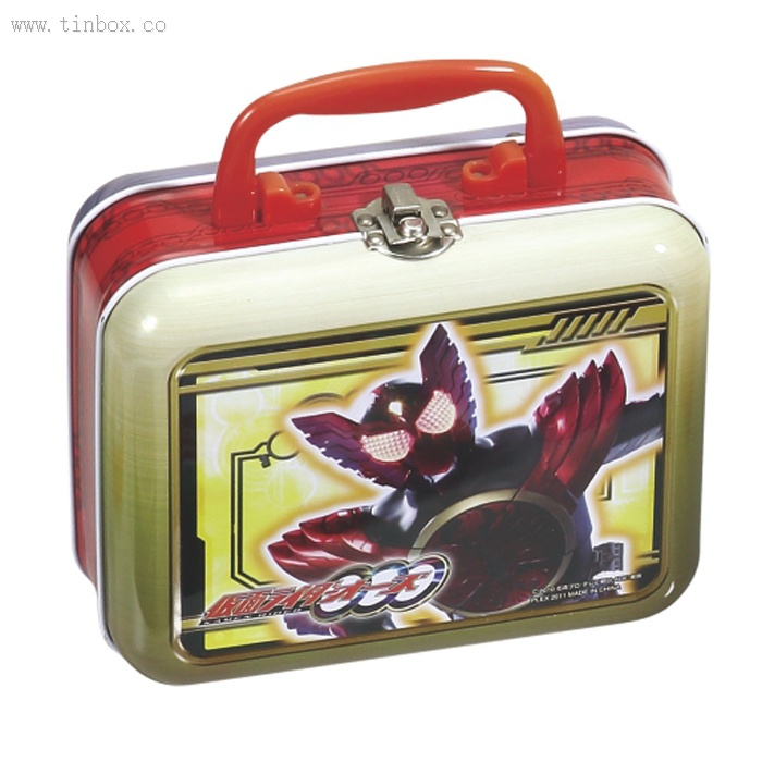 rectangular biscuit tin box with handle and lock rectangular biscuit tin box with handle and lock