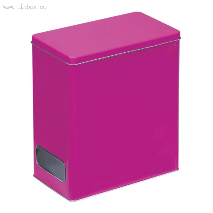 rectangular biscuit tin box with window rectangular biscuit tin box with window