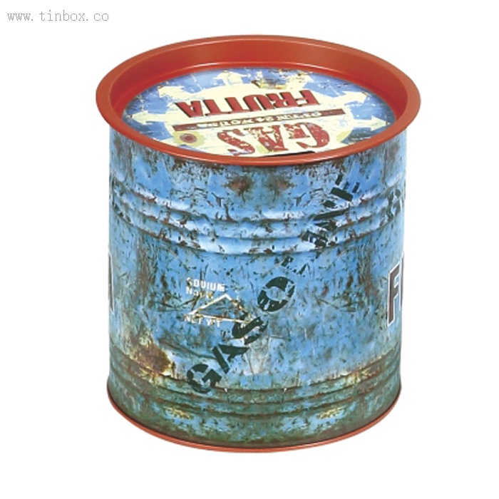 oil drum tin box oil drum tin box