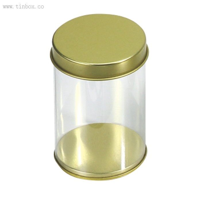 round biscuit tin box with pvc body round biscuit tin box with pvc body
