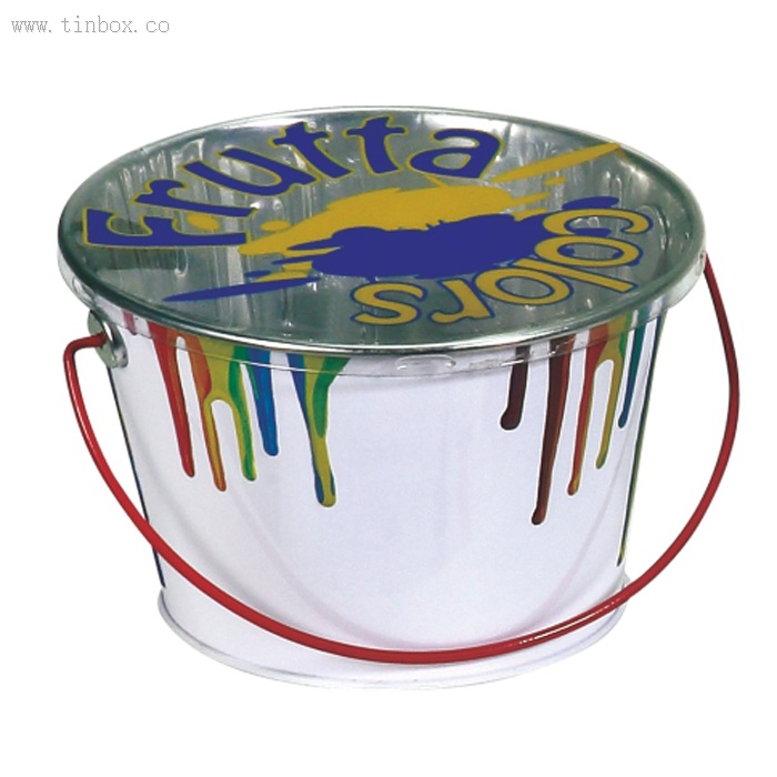 printed and embossed biscuit tin bucket printed and embossed biscuit tin bucket