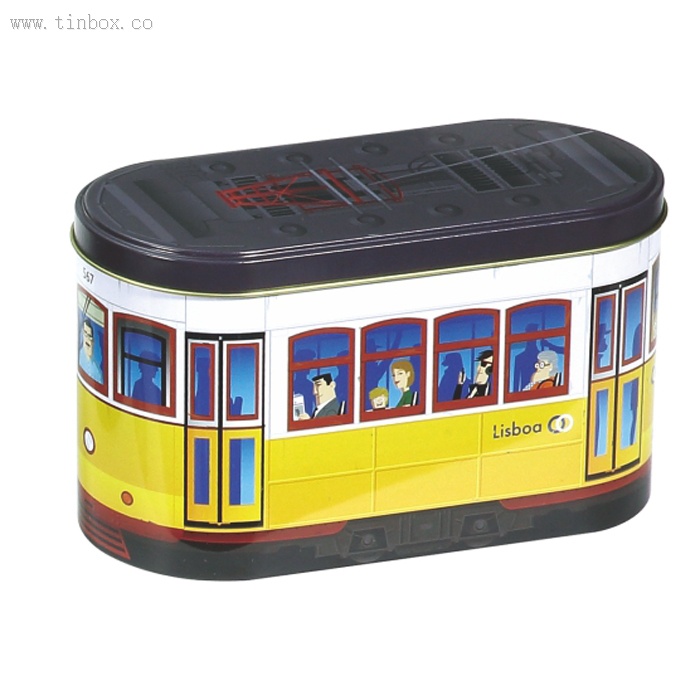 lisboa bus shaped tin box lisboa bus shaped tin box