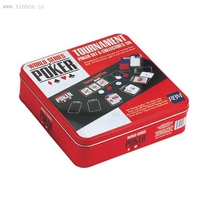 world series poker packaging tin box world series poker packaging tin box