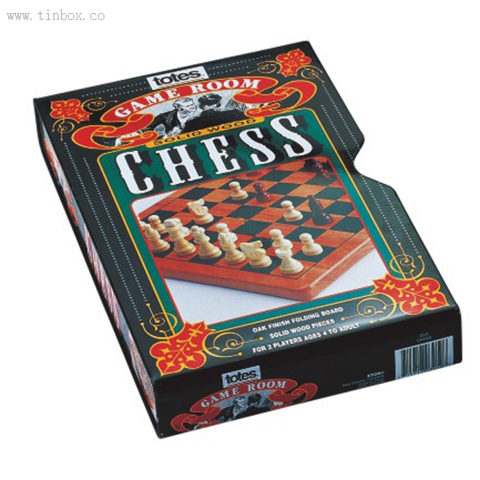 totes game room chess packaging tin box totes game room chess packaging tin box