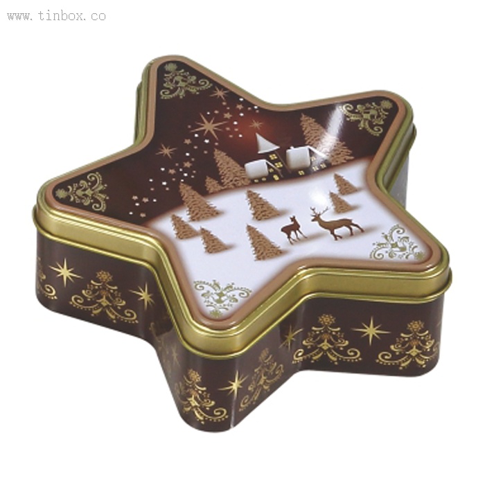 pentagram biscuit tin box pentagram biscuit tin box
