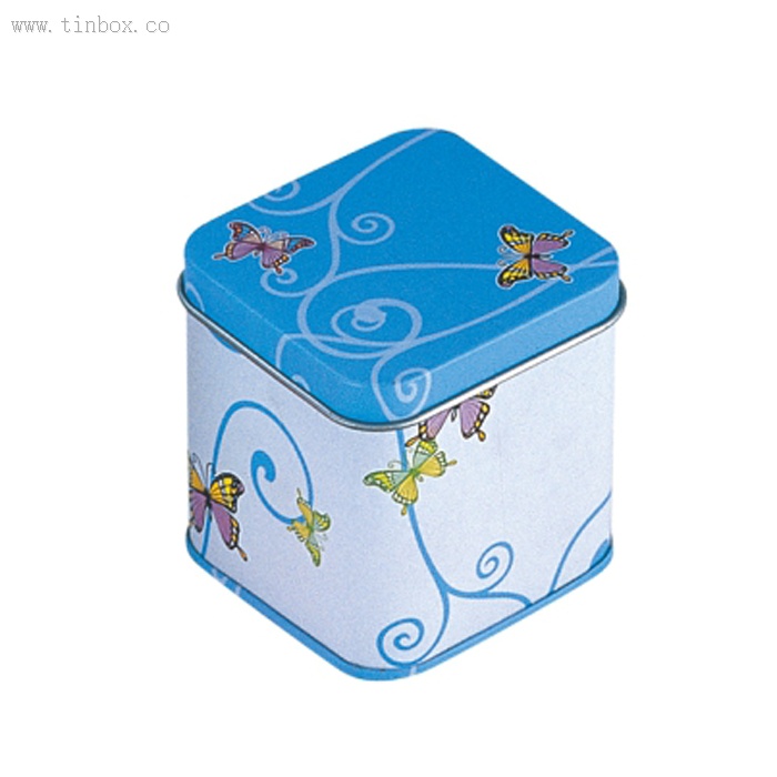Square candle tin box Square candle tin box