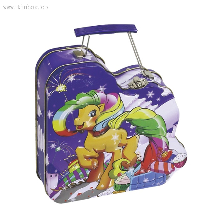deer shaped easter tin box deer shaped easter tin box
