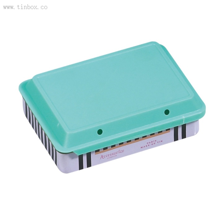 biscuit tin box with plastic push-pull lid biscuit tin box with plastic push-pull lid