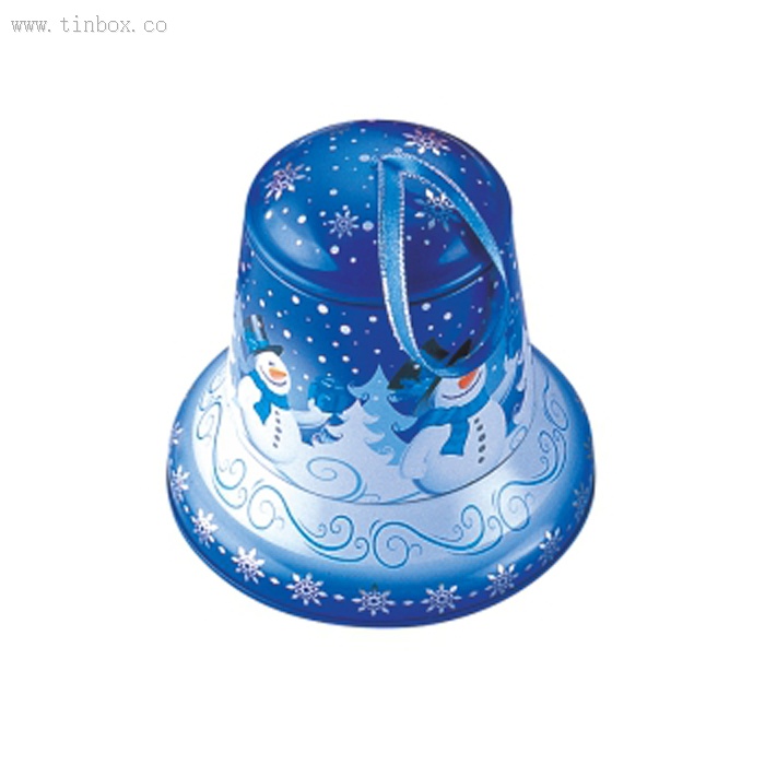 decorative christmas bell tin box decorative christmas bell tin box